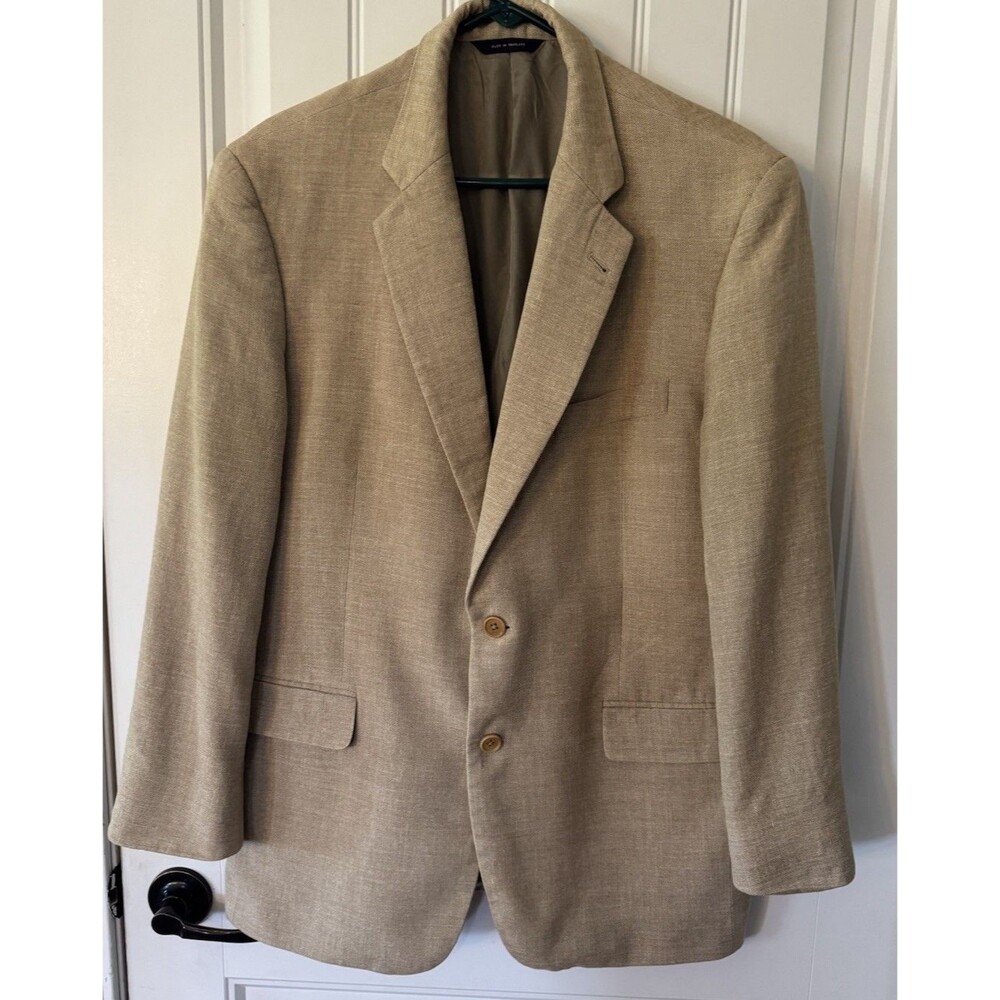 Brooks Brothers Summer Sportcoat • 43R• 1818 Madison • Linen/Silk/cotton
